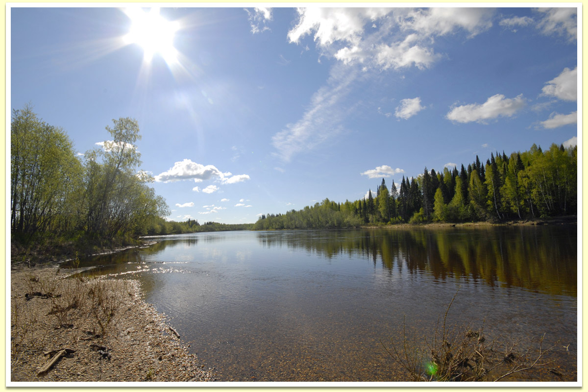 Рыбалка на реке Лозьва